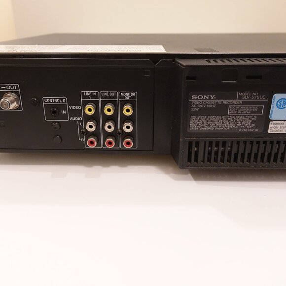 Sony SLV-575UC 4 Head Hi-Fi Stereo VHS Professional Editing VCR - Picture 8 of 8